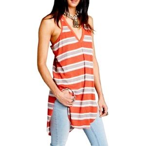 Free People Sleeveless Striped Tunic Top/Dress XS